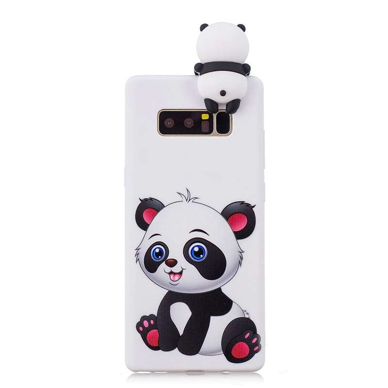 For Galaxy Note 8 Shockproof Cartoon TPU Protective Case(Panda)