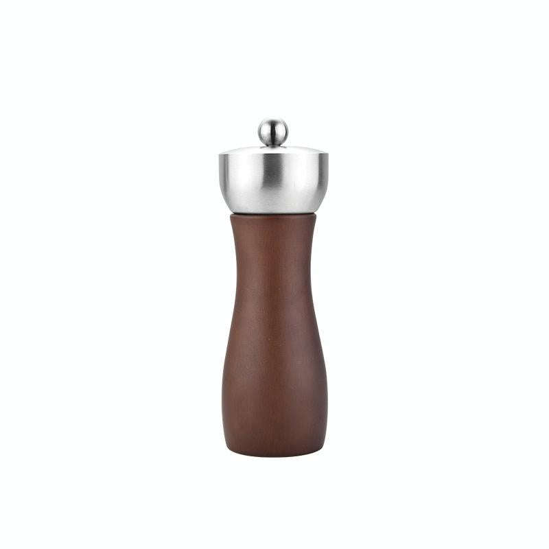 Beech 304 Stainless Steel Manual Pepper Grinder Ceramic Core Pepper Grinder, Specification: 6 Inc...