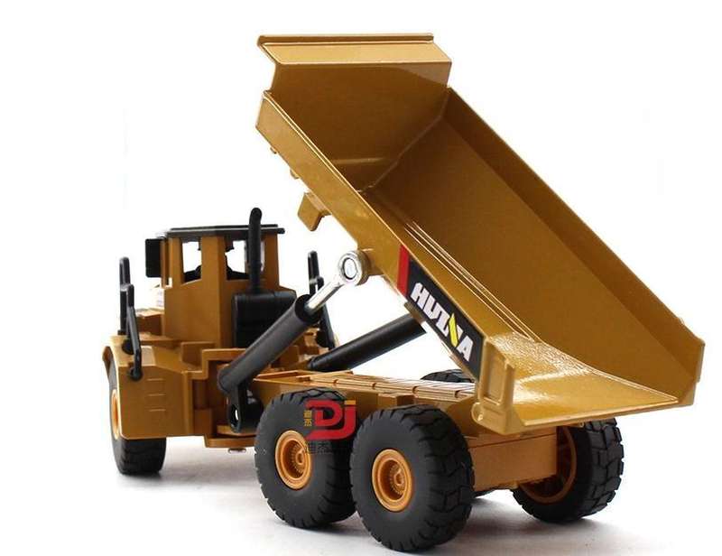 Alloy Articulated Dump Truck Model Children Alloy Toy Car Ornaments(Alloy Articulated Dump Truck)