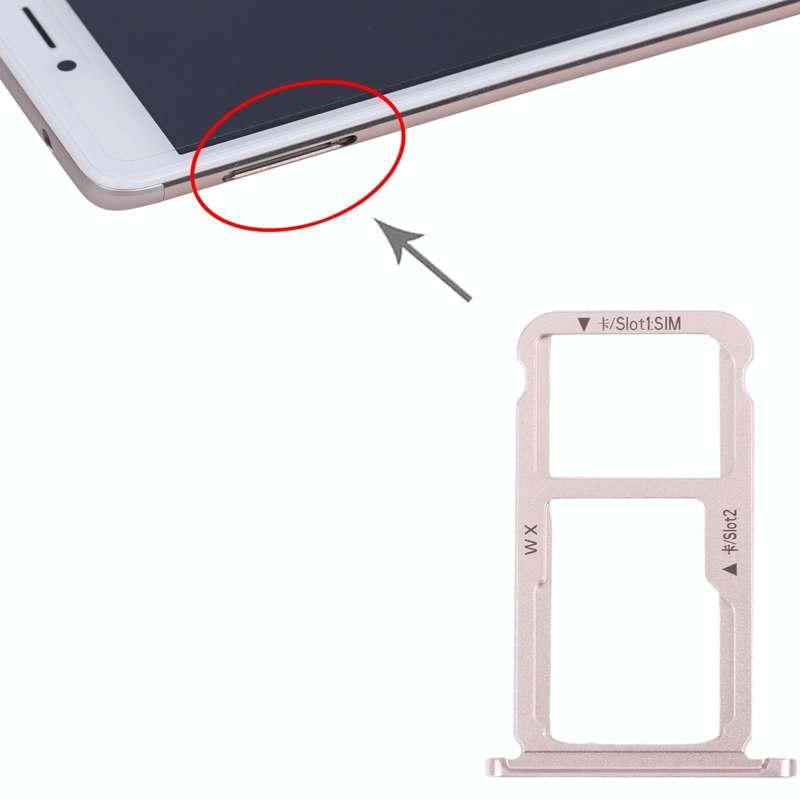 SIM Card Tray + SIM Card Tray / Micro SD Card Tray for Honor Mate 9 Lite (Gold)