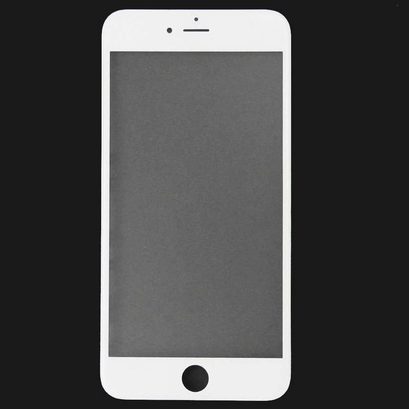 2 in 1 for iPhone 6 (Front Screen Outer Glass Lens + Frame)(White)
