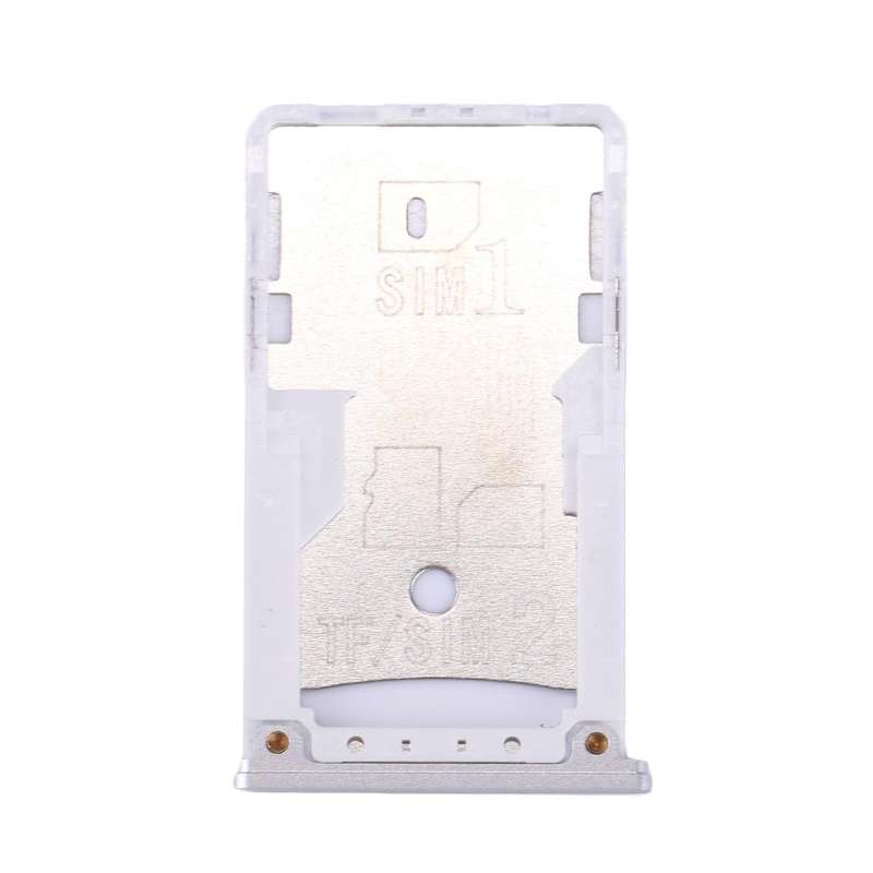 For Xiaomi Redmi 4 SIM & SIM / TF Card Tray(Silver)