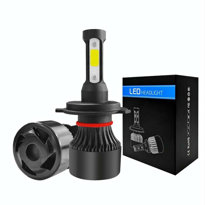 2 PCS S2 H4 / HB2 / 9003 DC9-36V / 25W / 6000K / 2500LM IP68 Car LED Headlight Lamps (Cool White)