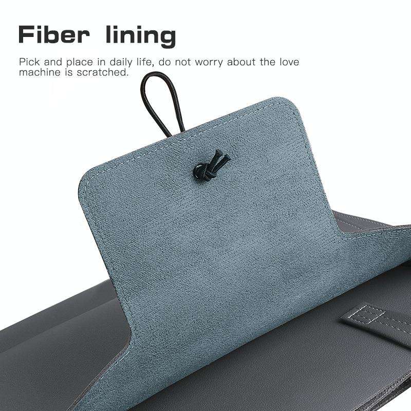 15-16 inch Universal Elastic Thread Button Portable Laptop Inner Bag(Black)