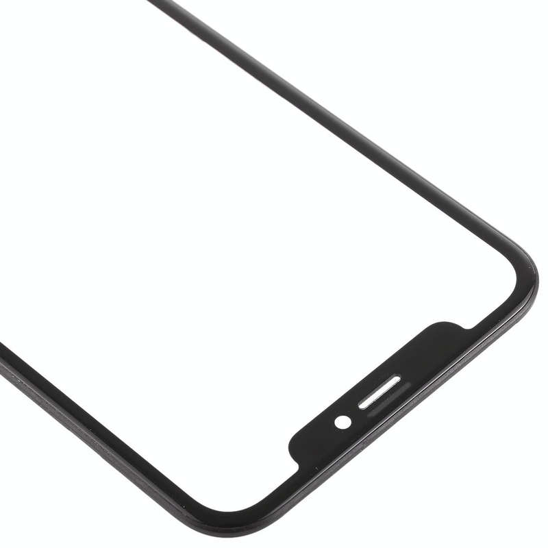 Front Screen Outer Glass Lens with Frame + OCA Optically Clear Adhesive for iPhone XR(Black)