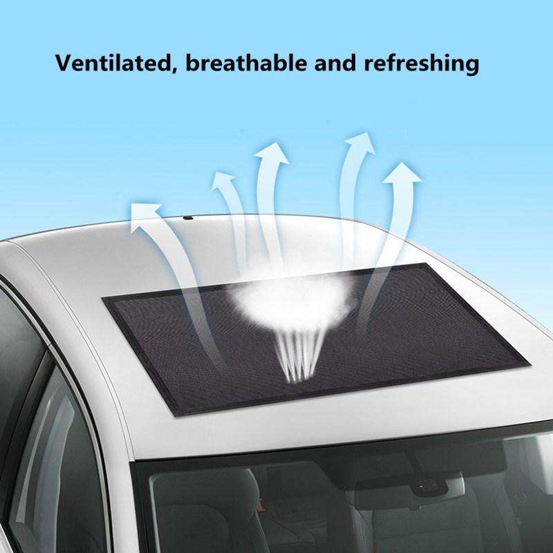 Car Sunroof Anti-mosquito Screens Magnetic Car Sunroof Sunshade, Size:95x55cm
