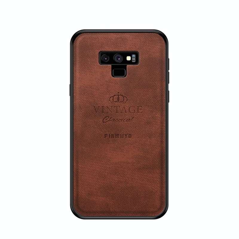 PINWUYO Shockproof Waterproof Full Coverage PC + TPU + Skin Protective Case for Galaxy Note 9 (Br...