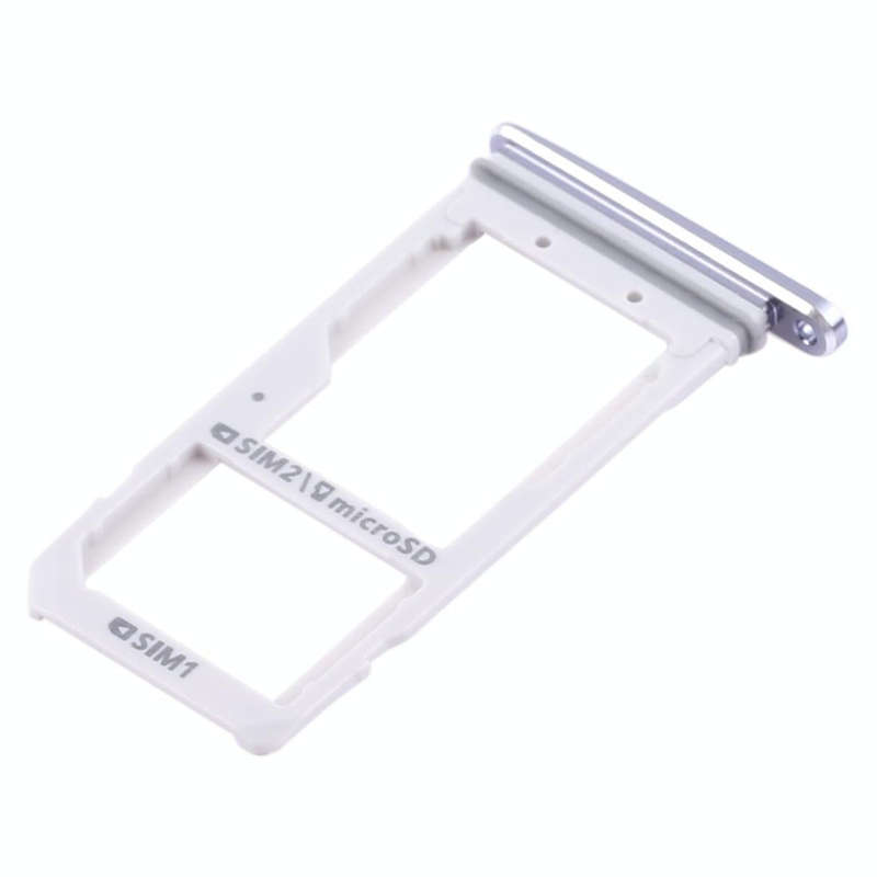 For Galaxy S7 2 SIM Card Tray / Micro SD Card Tray (Black)