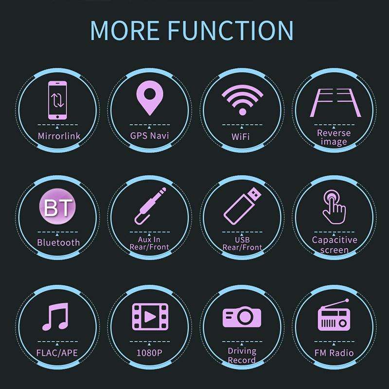 SWM 9702 Car HD 7 inch Android Radio Receiver MP5 Player, Support FM & Bluetooth & GPS & WiFi