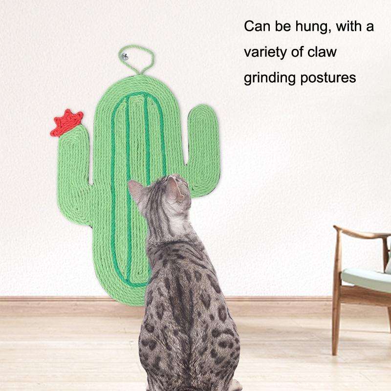 Non-slip and Moisture-proof Scratch Resistant Sisal Cat Scratch Pad(Avocado)
