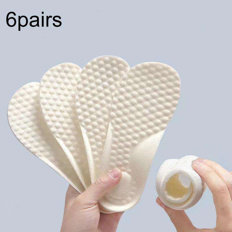 6pairs Children Foam Insoles Soft Breathable Cuttable Sports Insoles Basic Model(30-31)