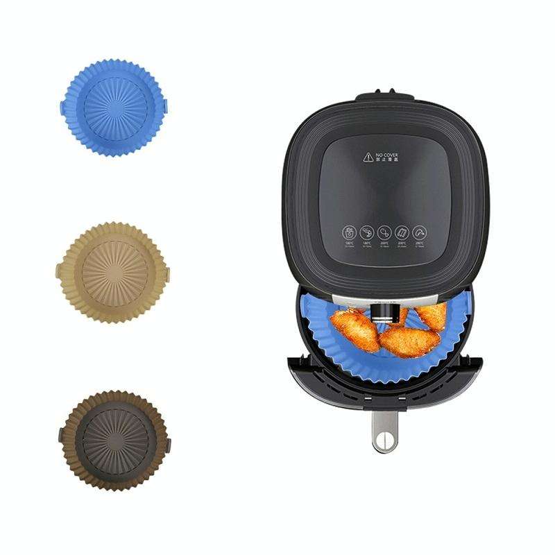 Air Fryer Special High Temperature Oil Absorption Silicone Pad, Colour: Bright Grey
