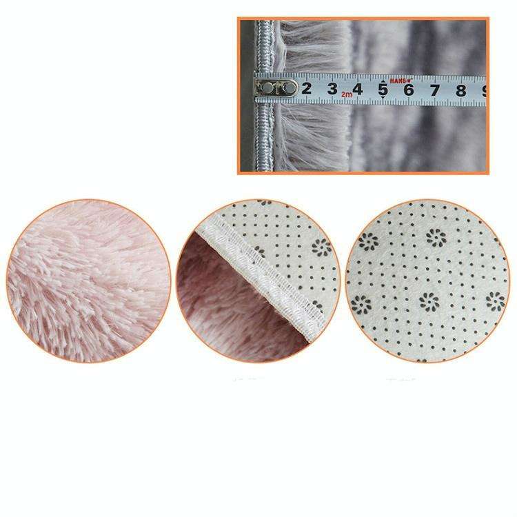 Simple Sofa Bedside Gradient Carpet Living Room Bedroom Mat, Color:Pink, Size:50x80cm