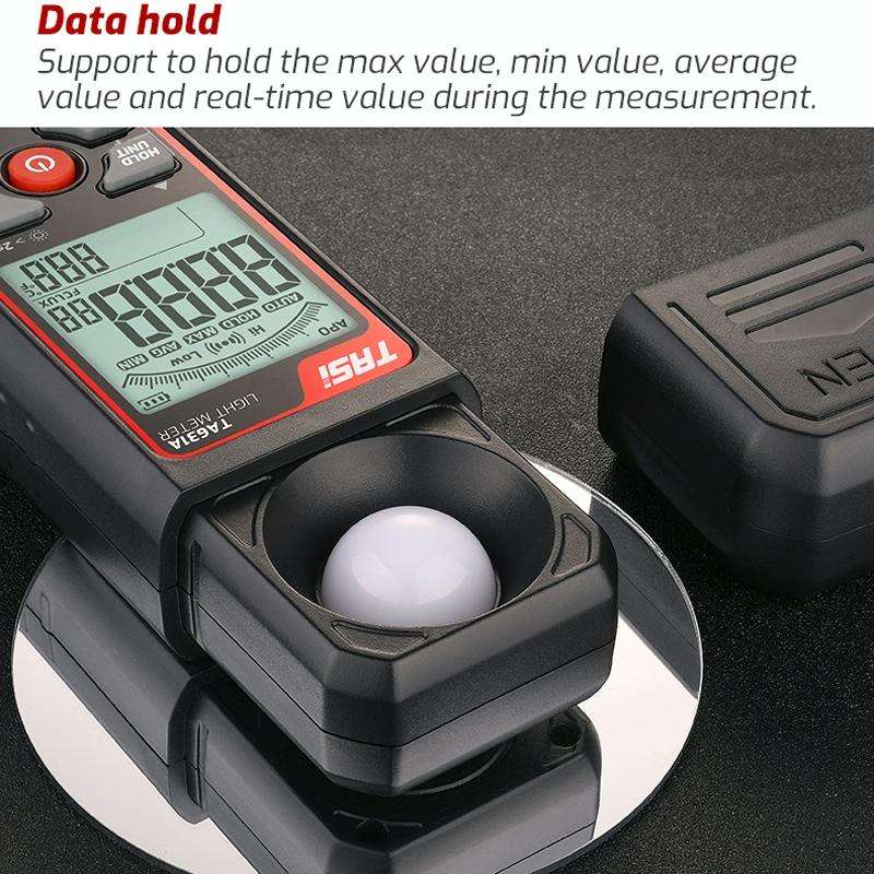 TASI TA631A 200,000 LUX Illuminating Meter Bright Test Instrument Brightness Light Meter
