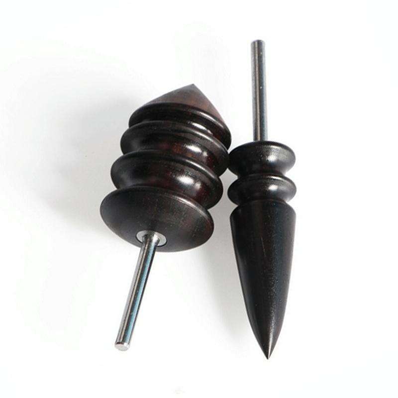 Leather Tool Edge Electric Polishing Slicker Flat Pointed Head Sandalwood Leathers Craft DIY Tool...