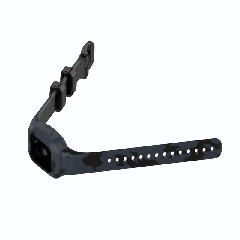 For Garmin Vivofit JR3 Silicone Printing Watch Band(Camouflage Gray)