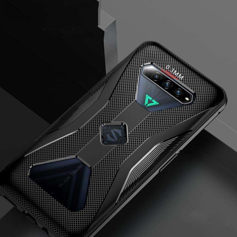 For Xiaomi Black Shark 4 TPU Cooling Gaming Phone All-inclusive Shockproof Case(Gray)