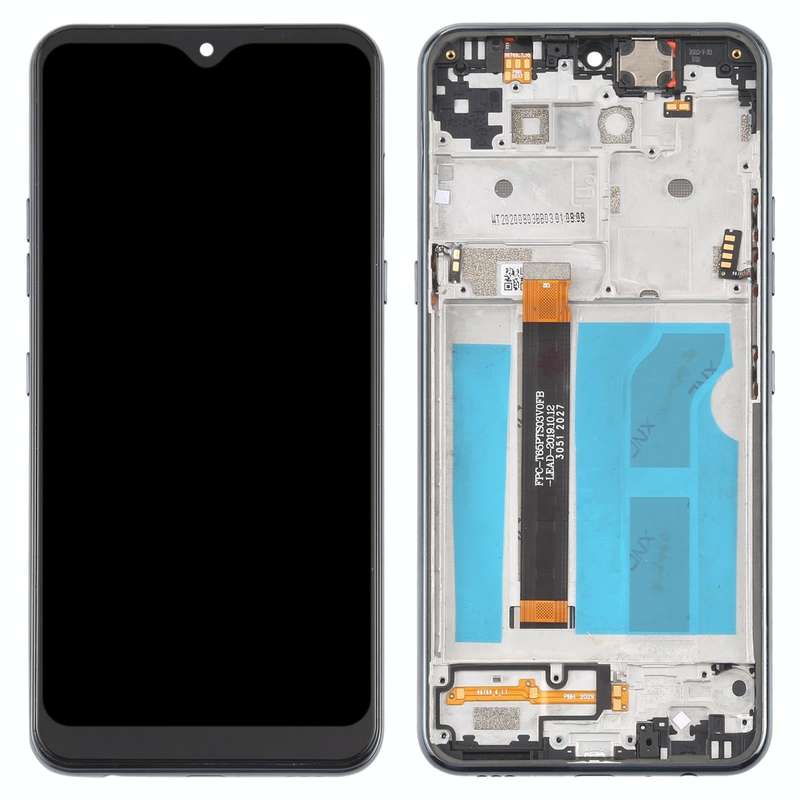TFT LCD Screen for LG Q51 LM-Q510N Digitizer Full Assembly with Frame (Black)