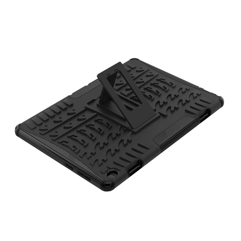 For Lenovo Tab M10 X605 / X505 Tire Texture Shockproof TPU+PC Protective Tablet Case with Holder(...