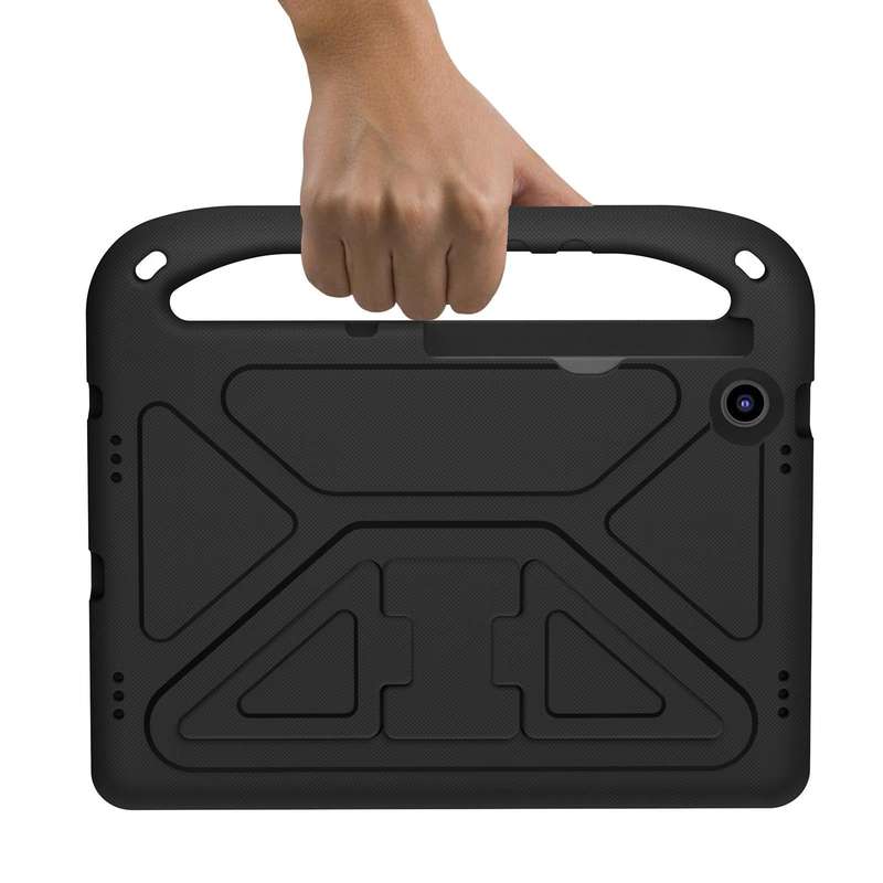 For Lenovo Tab M10 Plus 10.6 3rd Gen 2022 Handle EVA Shockproof Tablet Case with Holder(Black)