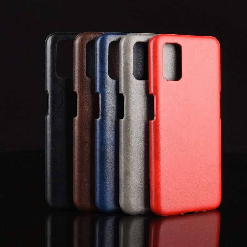 For Oppo A92/A52/A72 Shockproof Litchi Texture PC + PU Case(Black)
