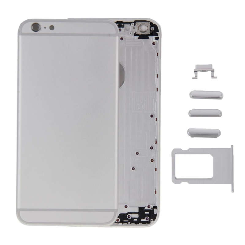 6 in 1 for iPhone 6 Plus (Back Cover + Card Tray + Volume Control Key + Power Button + Mute Switc...