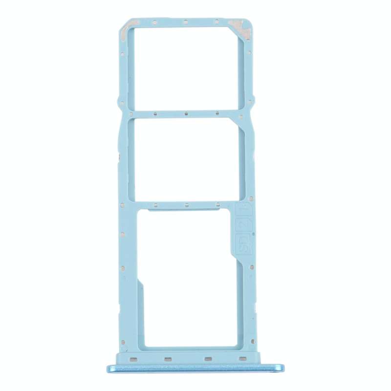SIM Card Tray + Micro SD Card Tray for Nokia 3.4 TA-1288 TA-1285 TA-1283(Blue)