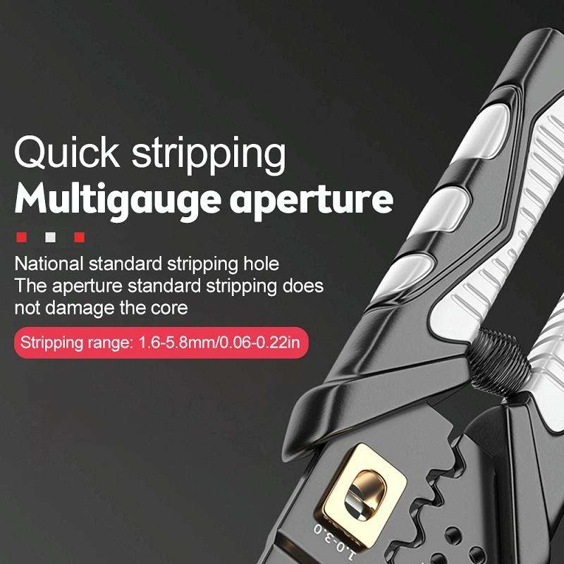 25 In 1 Electrician Multipurpose Wire Stripper(Black)