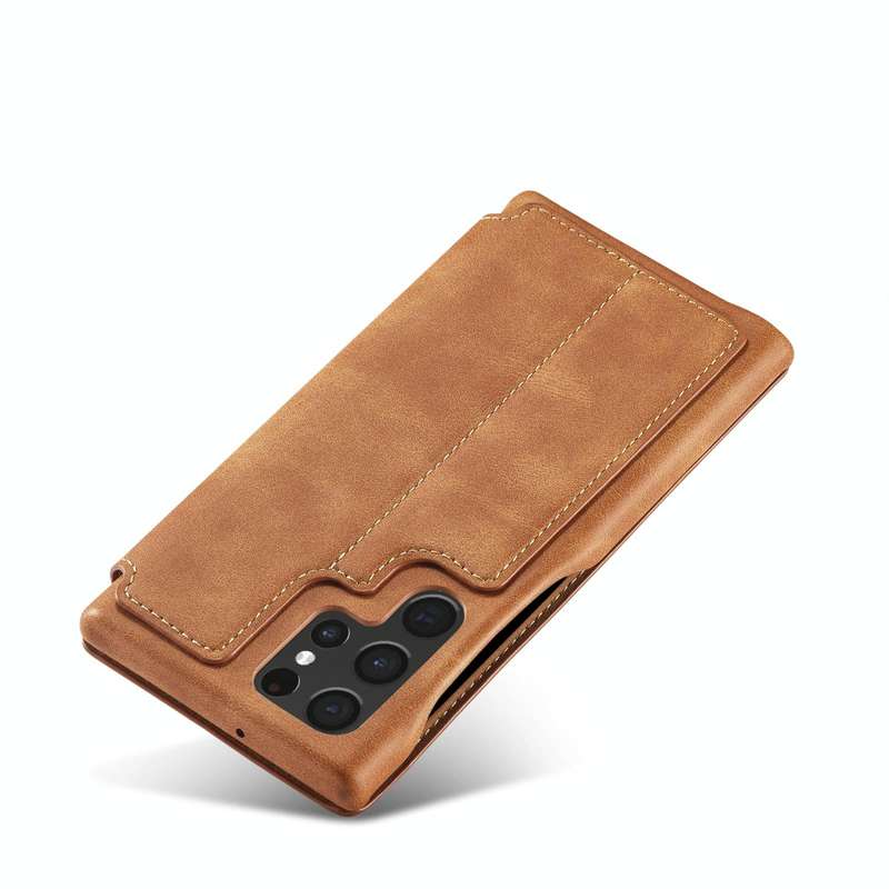 For Samsung Galaxy S22 Ultra 5G LC.IMEEKE Hon Ancient Series Horizontal Flip Leather Phone Case(B...