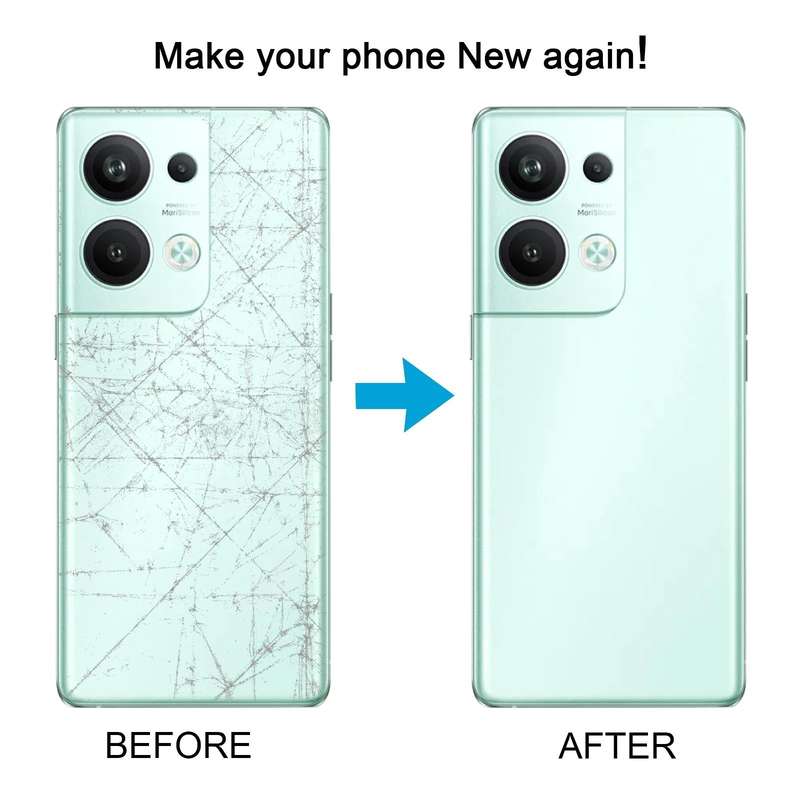 For OPPO Reno9 Pro+ Original Battery Back Cover with Camera Lens Cover(Gold)