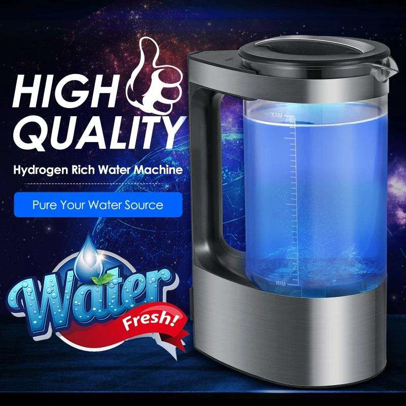 V8 2L Micro-electrolysis hydrogen-rich Water Machine Home Smart Cleaning Hydrogen-rich Kettle(UK ...