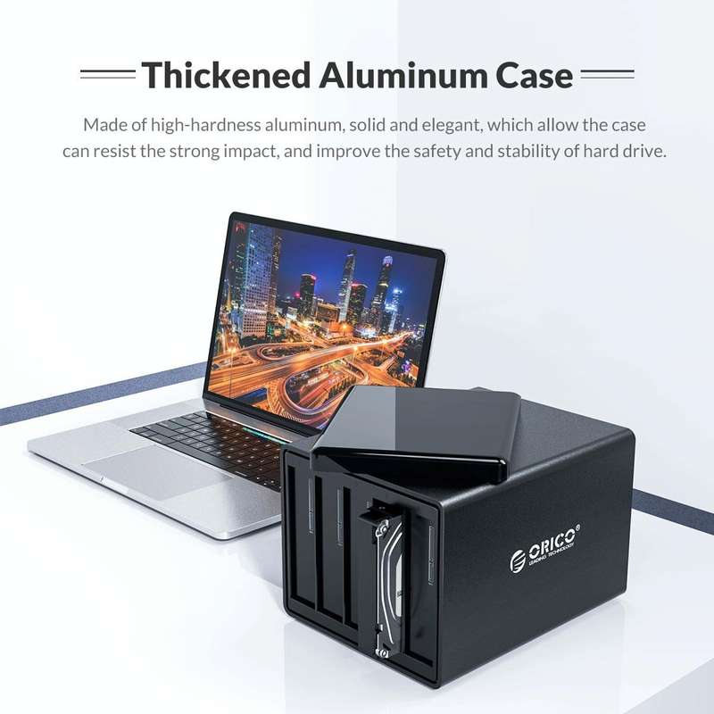 ORICO NS800U3 3.5 inch 8 Bay USB 3.0 Hard Drive Enclosure (Black)