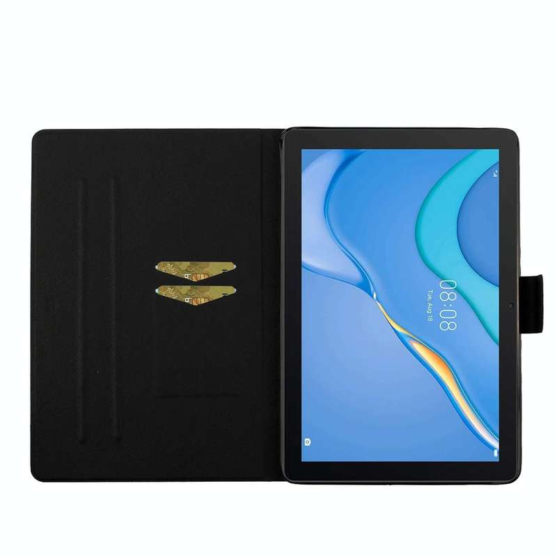 For Samsung Galaxy Tab A9+ Voltage Coloured Drawing Smart PU Tablet Case with Sleep / Wake-up Fun...