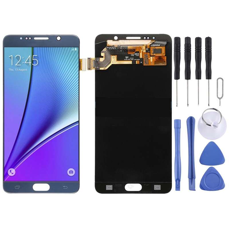 5.7 inch Original LCD Screen and Digitizer Full Assembly for Galaxy Note 5 / N9200, N920I, N920G,...