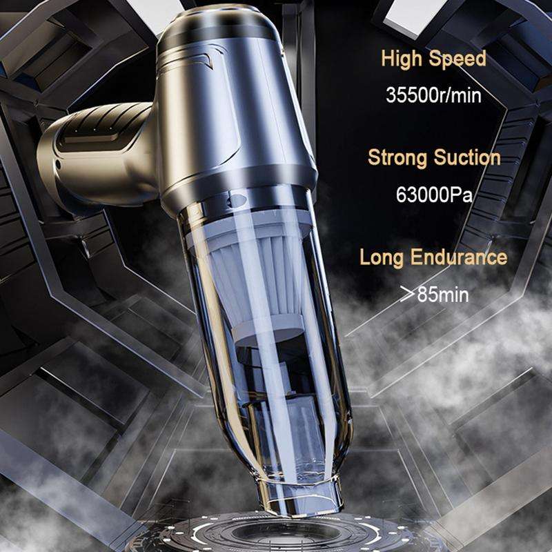 SUITU Car Wireless Wet And Wet Charging Handheld Vacuum Cleaner, Style: Basic