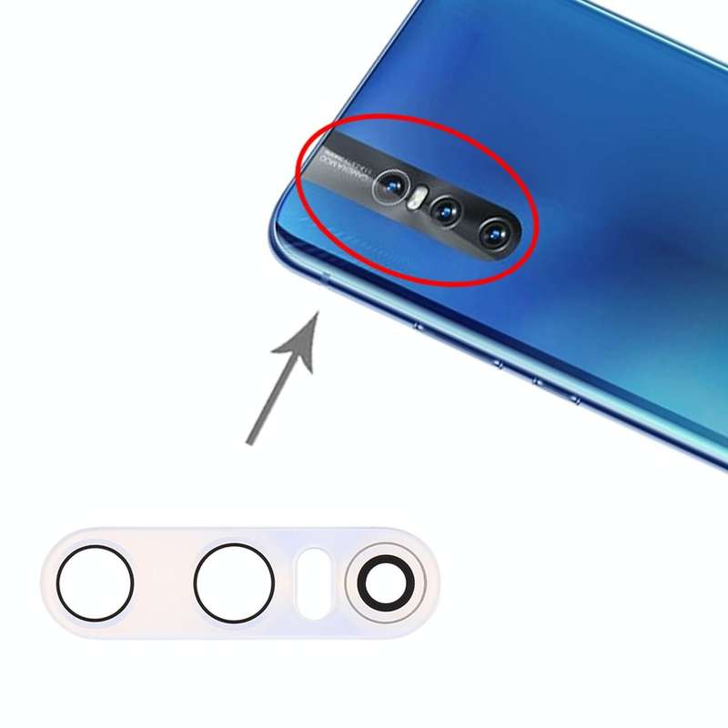For Vivo X27 10pcs Back Camera Lens (White)
