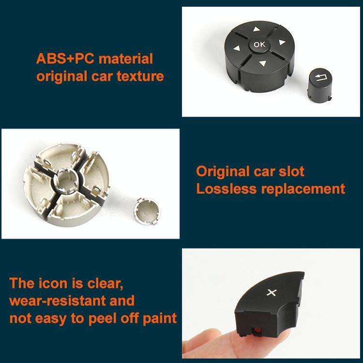 Car Left Side Steering Wheel Switch Buttons Panel for Mercedes-Benz W204 2007-2014, Left Driving(...