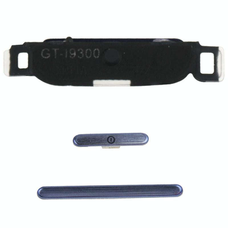 For Galaxy SIII / i9300 High Qualiay Home Key + Power key + Volume key(Dark Blue)