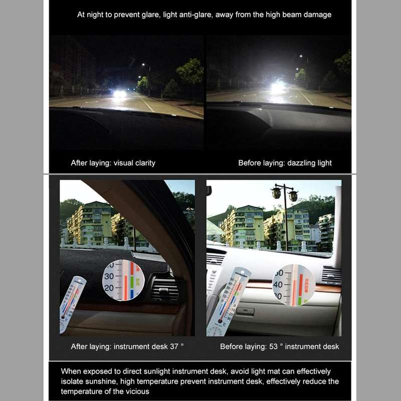 Dark Mat Car Dashboard Cover Car Light Pad Instrument Panel Sunscreen Car Mats for Land Rover (Pl...