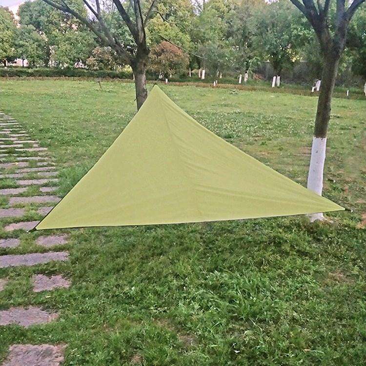 Outdoor Sunshade Triangle Sky Screen Simple Sun Protection Canopy, Size:3X3X3M(Random Color)