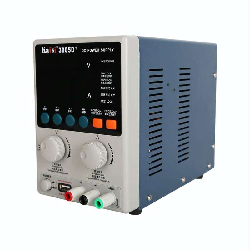 Kaisi KS-3005D+ 30V 5A DC Power Supply Adjustable, US Plug