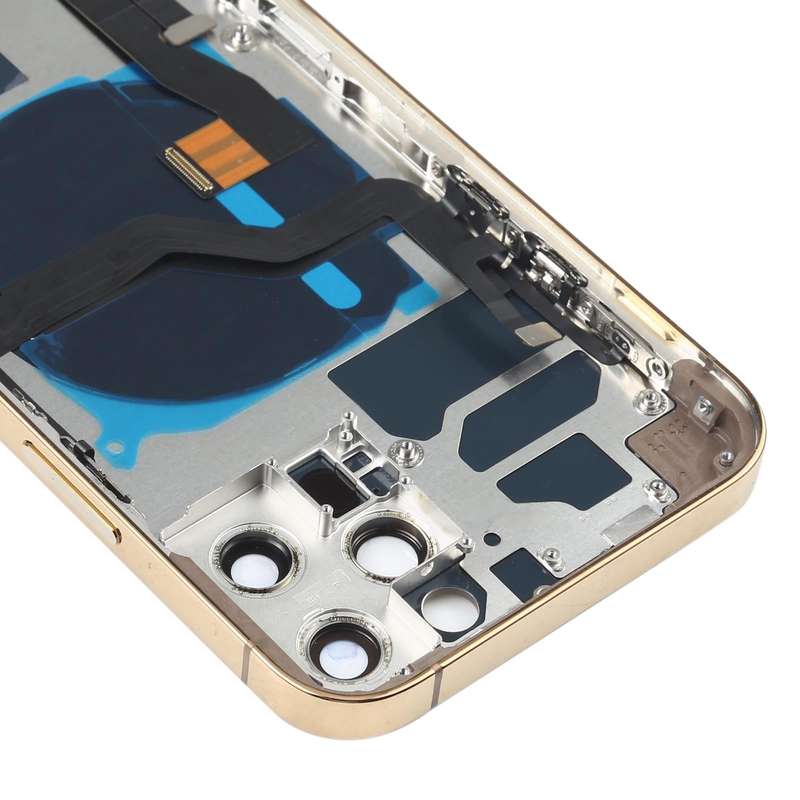 Battery Back Cover Assembly (with Side Keys & Speaker Ringer Buzzer & Motor & Camera Lens & Card ...