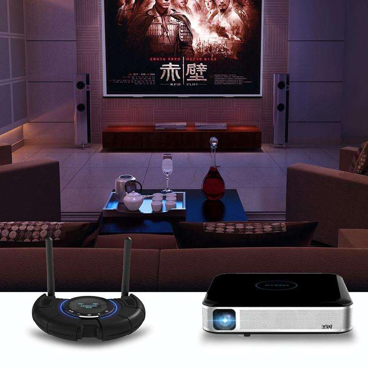 TX800 Optical Fiber Bluetooth 5.0 Transmitter Receiver Audio Adapter with Dual Antennas & OLED Di...