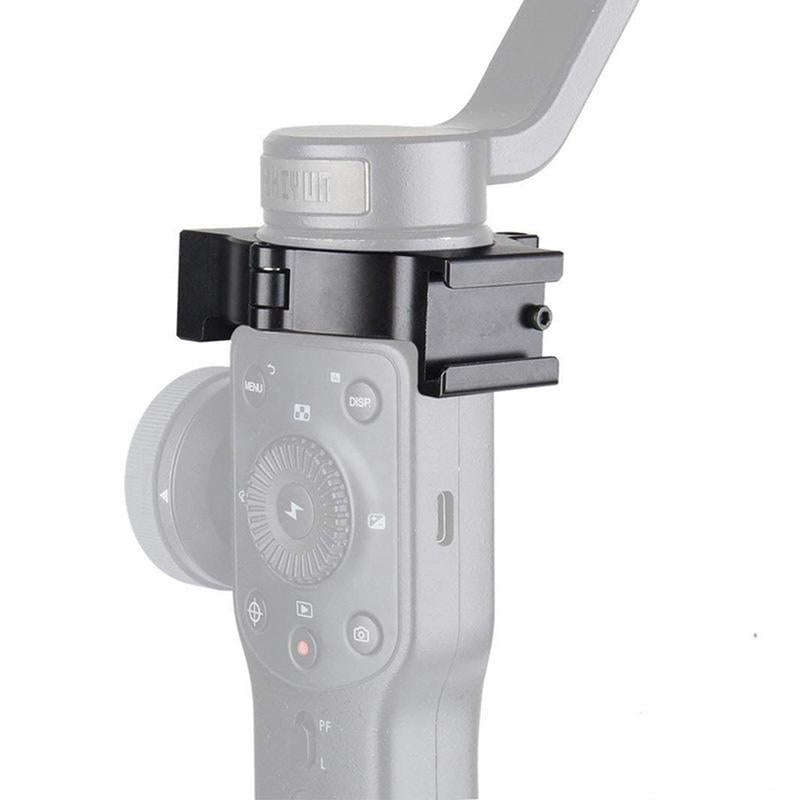 Hot Shoe Adapter Ring Microphone Mount for Zhiyun Smooth 4 Handle Gimbal Stabilizer Rode