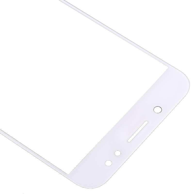 For Samsung Galaxy C8 / C7100, C7(2017) / J7+, C710F/DS 10pcs Front Screen Outer Glass Lens (White)