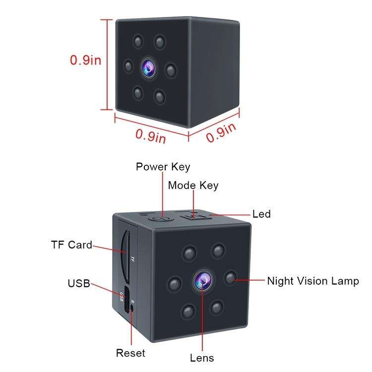 MD23 1080P HD Wireless Camera Sports Outdoor Home Computer Camera, Support Infrared Night Vision ...