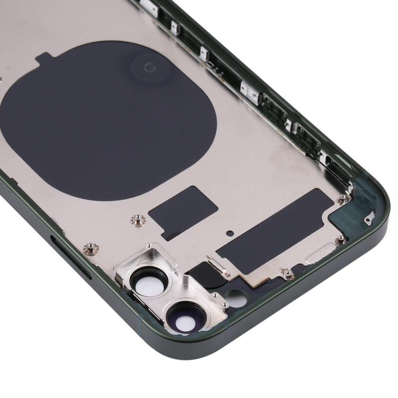 Frosted Frame Back Housing Cover with Appearance Imitation of iP13 Pro for iPhone 11(Green)