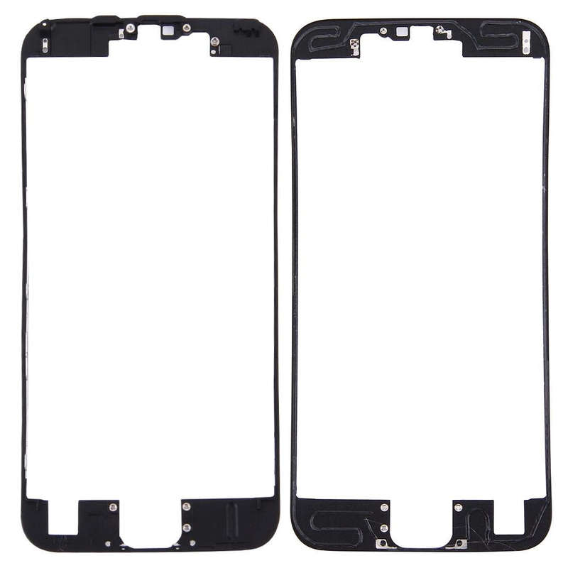 Front Housing LCD Frame for iPhone 6s (Black)