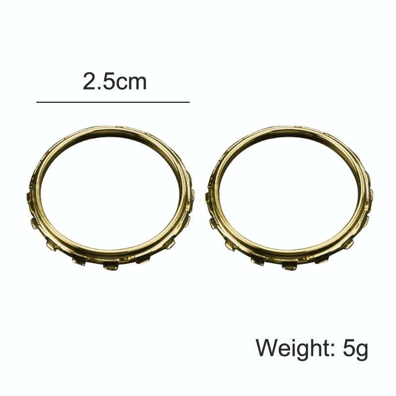 For Xbox One Elite 1pair 3D Replacement Ring Handle Accessories, Color: Silver Plating