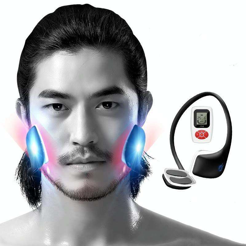 Micro-Current Facial Massager Smart Lazy Face-Lifting Device EMS Beauty Device(White)
